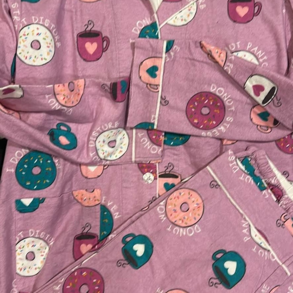 Pj salvage size medium flannel pajamas